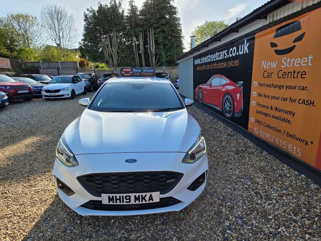 Ford Focus Hatchback 1.0T Ecoboost St-line Euro 6 Ss MH19MKA White #2