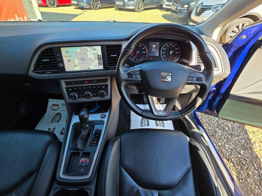 Seat Leon Hatchback 1.5 Tsi Evo Xcellence Dsg Euro 6 Ss 5 KL68VLK Blue #2