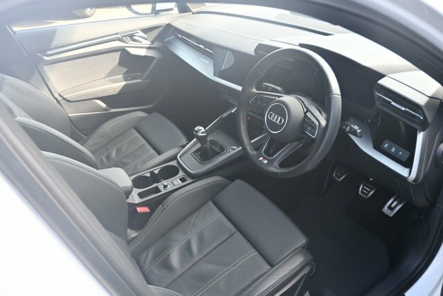 Audi A3 1.0 Tfsi 30 S Line Sportback Eur YM22ONA White #5