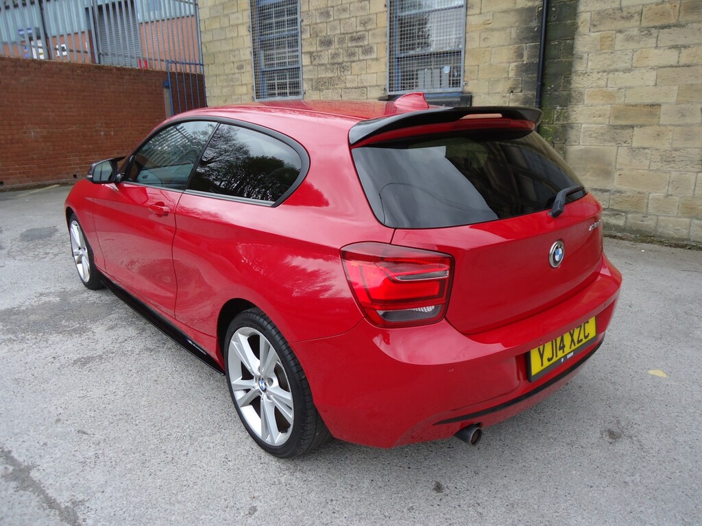 BMW 1 Series Hatchback 2.0 120D Sport 2014 YJ14XZC Red #6