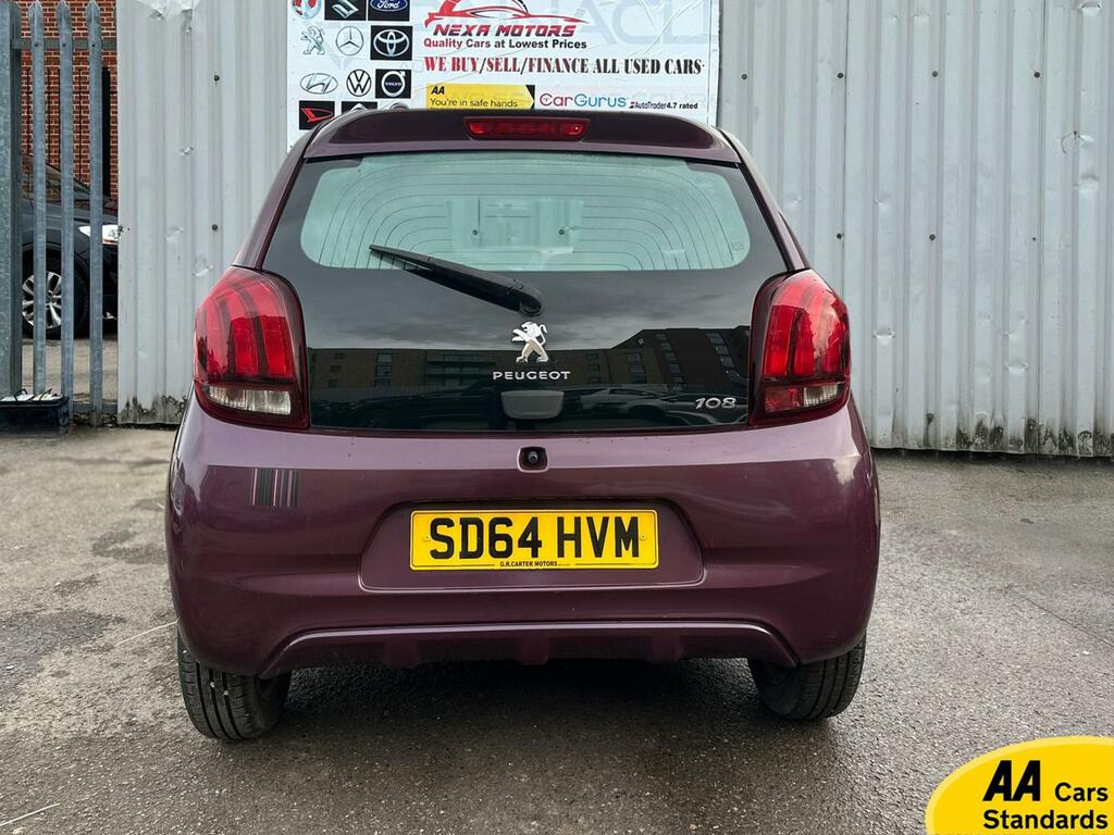 Peugeot 108 1.0 Vti Active Top Euro 5 Euro SD64HVM Purple #3