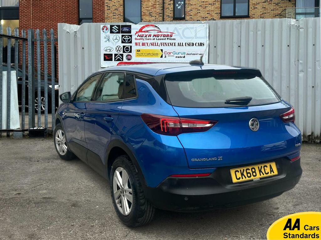 Vauxhall Grandland X 1.2 Turbo Gpf Se Suv Euro 6 Ss CK68KCA Blue #2