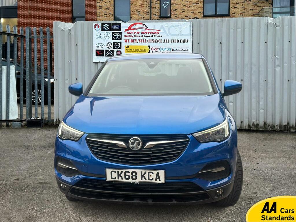 Vauxhall Grandland X 1.2 Turbo Gpf Se Suv Euro 6 Ss CK68KCA Blue #4