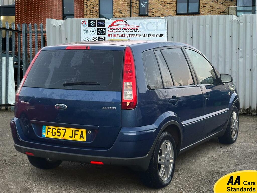 Ford Fusion 1.6 Zetec Climate Hatchback Blue #6