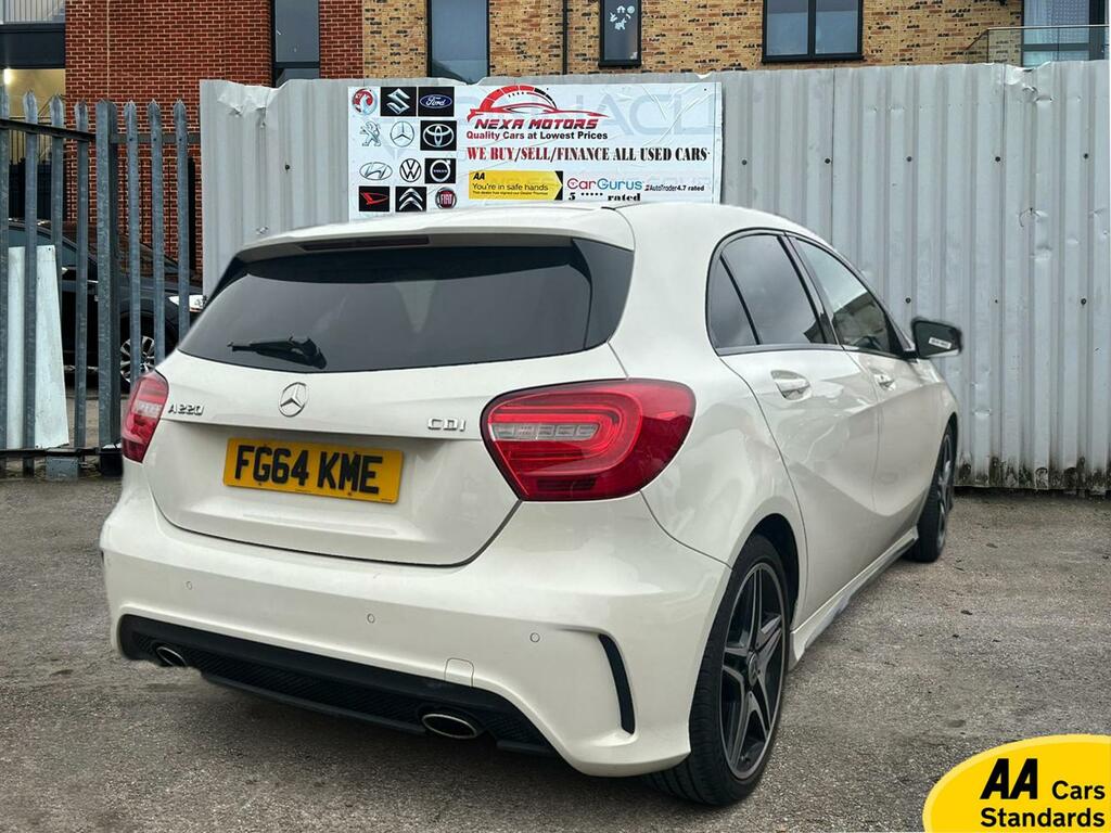 Mercedes-Benz A Class 2.1 A220 Cdi Amg Sport Hatchback 7G-dct FG64KME White #5