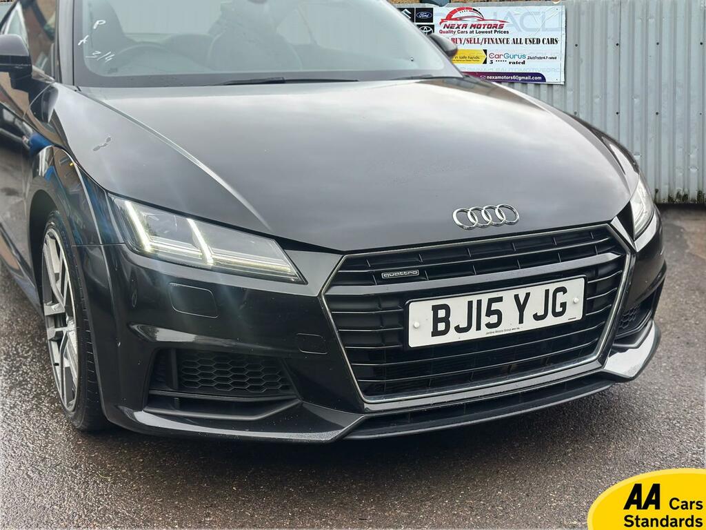 Audi TT 2.0 Tfsi S Line Coupe S Tronic Quattro BJ15YJG Black #4