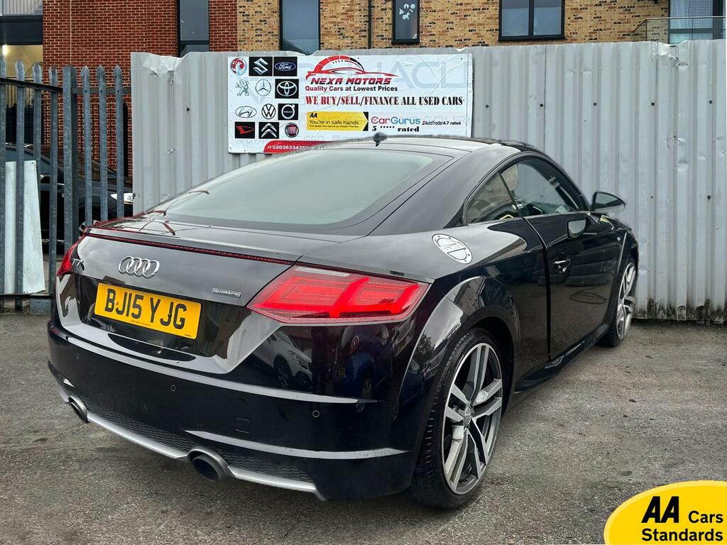 Audi TT 2.0 Tfsi S Line Coupe S Tronic Quattro BJ15YJG Black #3