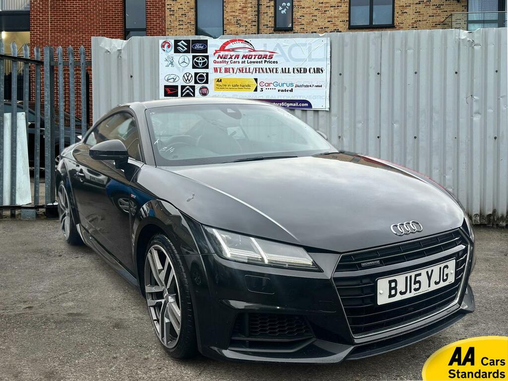 Audi TT 2.0 Tfsi S Line Coupe S Tronic Quattro BJ15YJG Black #2