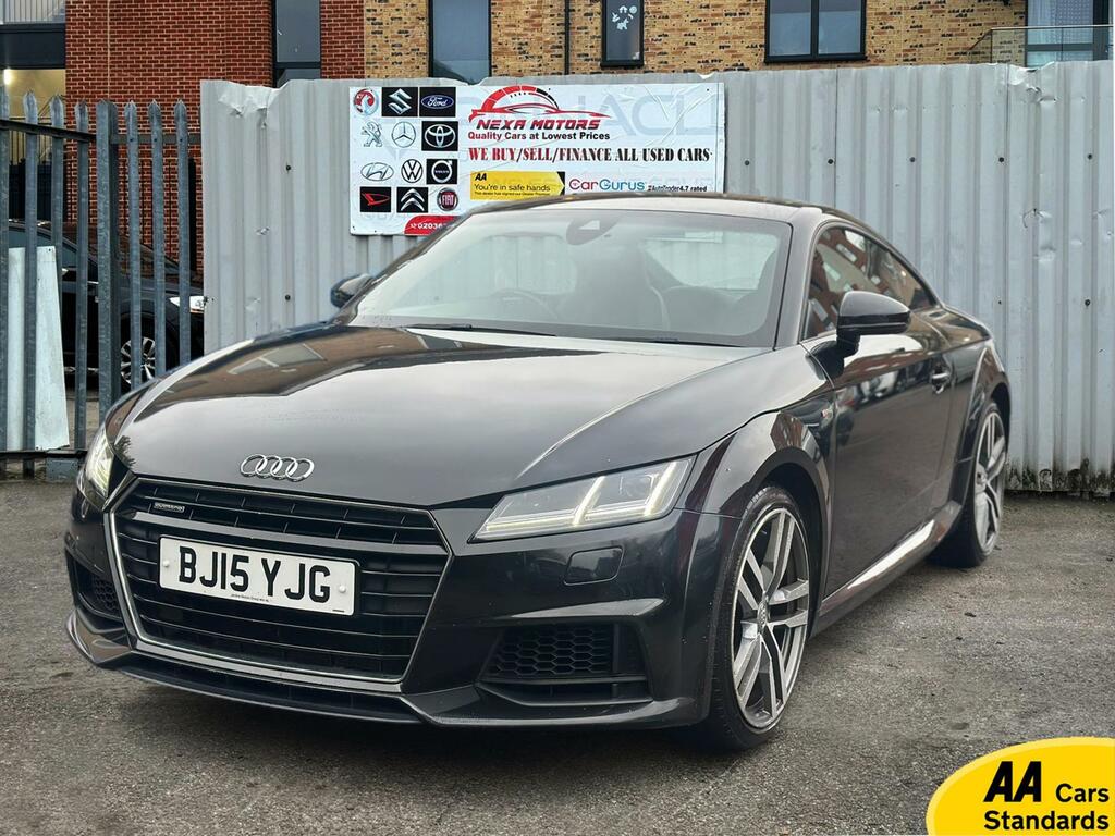 Audi TT 2.0 Tfsi S Line Coupe S Tronic Quattro BJ15YJG Black #5