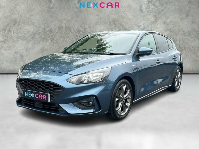 Ford Focus 2018 1.0T Ecoboost St-line Hatchback Ma HS18GVN Blue #3