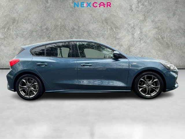 Ford Focus 2018 1.0T Ecoboost St-line Hatchback Ma HS18GVN Blue #4