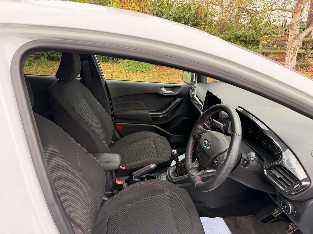 Ford Fiesta Hatchback 1.0T Ecoboost St-line Edition Euro 6 S LS21PPU White #5
