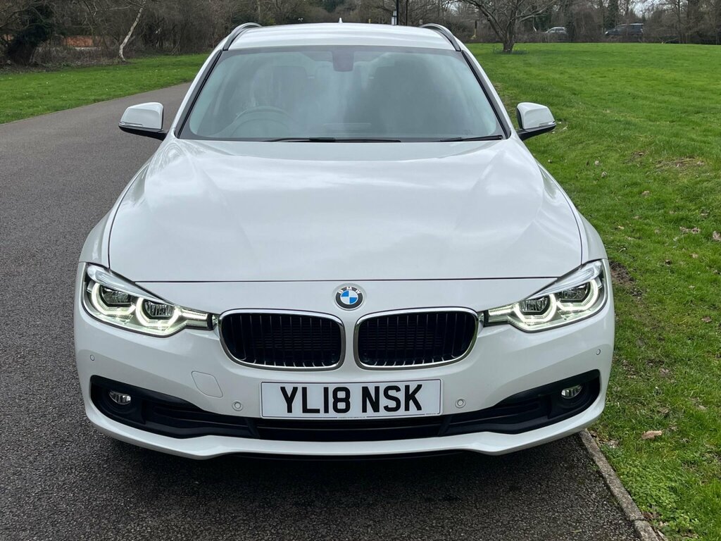 BMW 3 Series 2.0 318D Se Touring Euro 6 Ss YL18NSK White #2