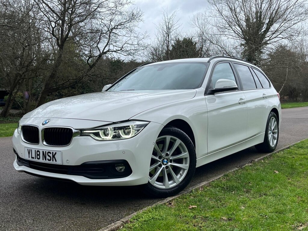 BMW 3 Series 2.0 318D Se Touring Euro 6 Ss YL18NSK White #3