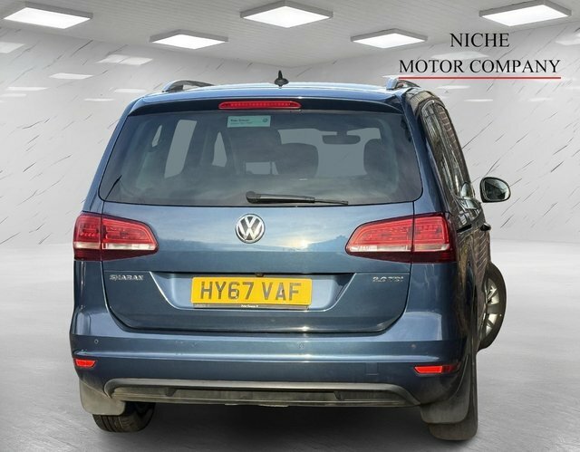 Volkswagen Sharan Tdi Se Nav Dsg HY67VAF Blue #6