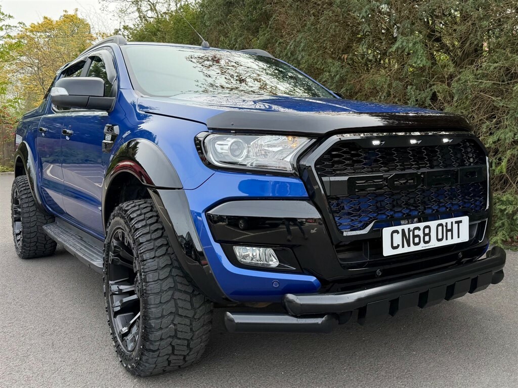 Ford Ranger 3.2 Tdci Wildtrak X Pickup Double Cab A YJ68UHH Blue #3