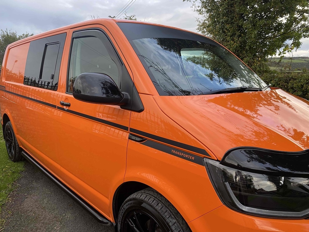 Volkswagen Transporter Tdi T32 Bluemotion Elite Edition Camper DY68AZA Orange #3