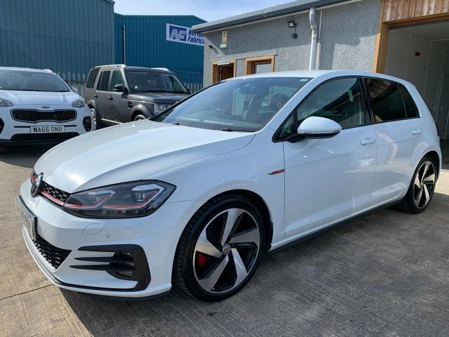 Volkswagen Golf 2.0 Tsi Gti Hatchback White #4