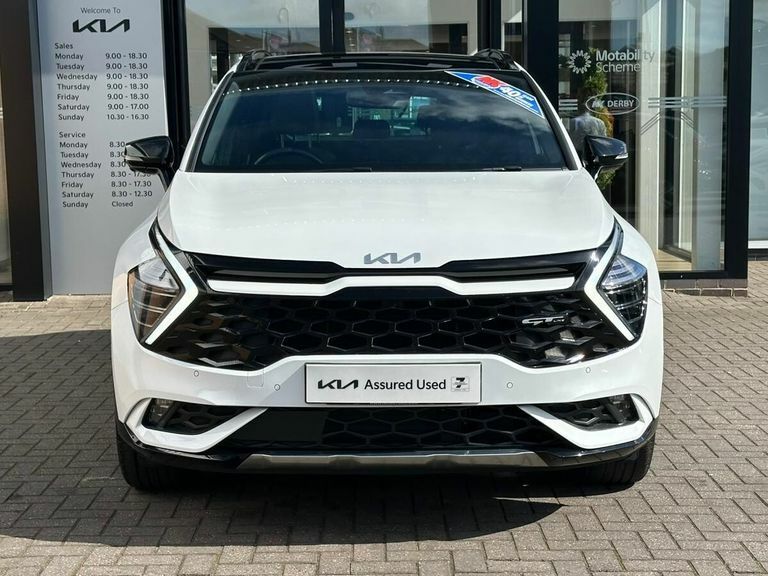 Kia Sportage 1.6T Gdi 207 Hev Gt-line S Awd FN74KKW White #3