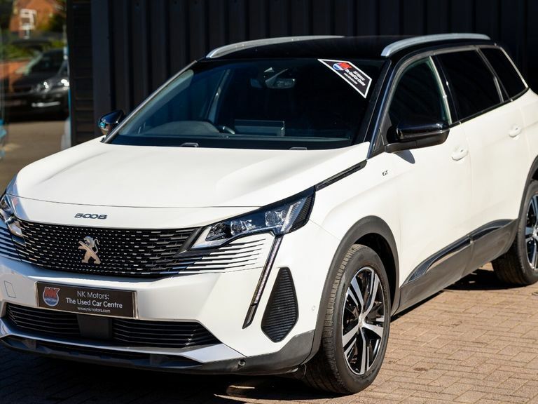 Peugeot 5008 1.5 Bluehdi Gt Eat8 White #5