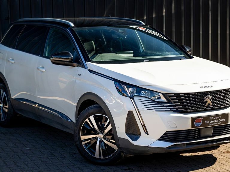 Peugeot 5008 1.5 Bluehdi Gt Eat8 White #2
