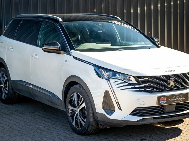 Peugeot 5008 1.5 Bluehdi Gt Eat8 White #3