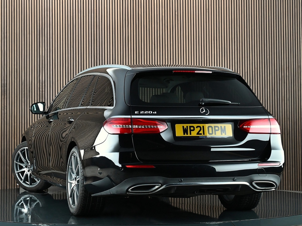Mercedes-Benz E Class 2.0 E220d Amg Line Edition Premium Estate Di WP21OPM Black #2