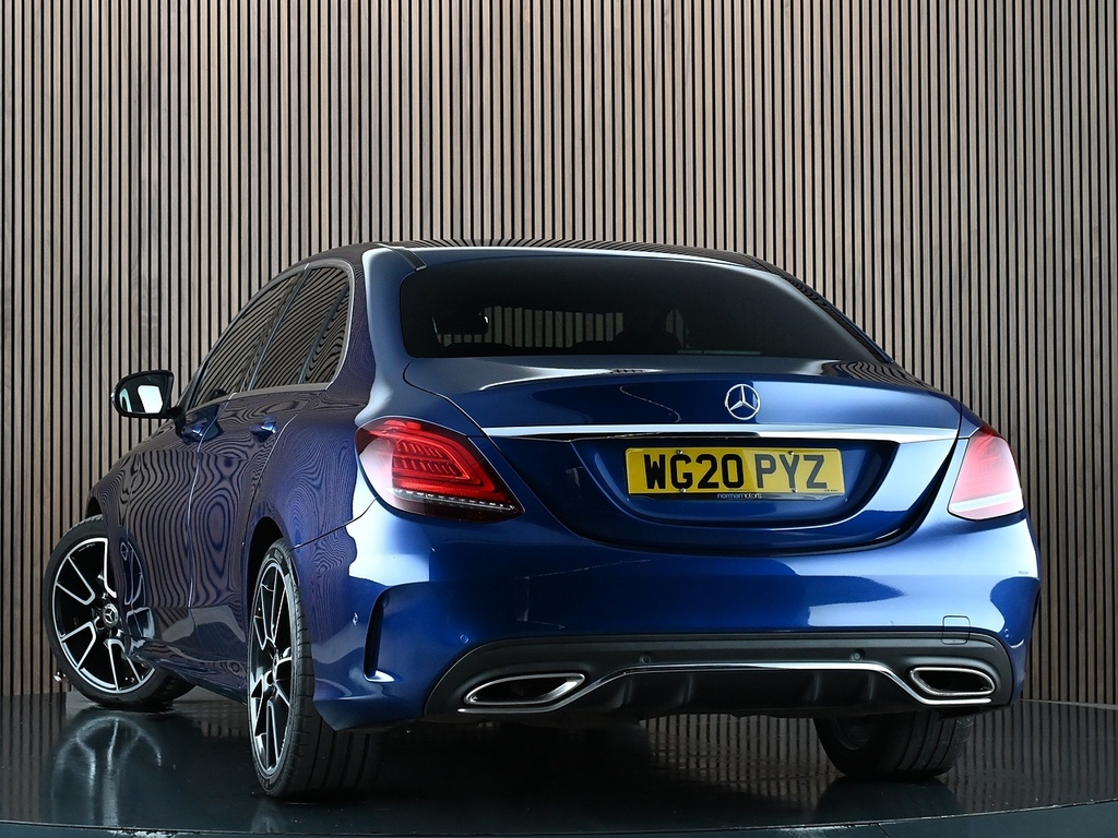 Mercedes-Benz C Class 2.0 C300 Amg Line Edition Premium Saloon Pet WG20PYZ Blue #2