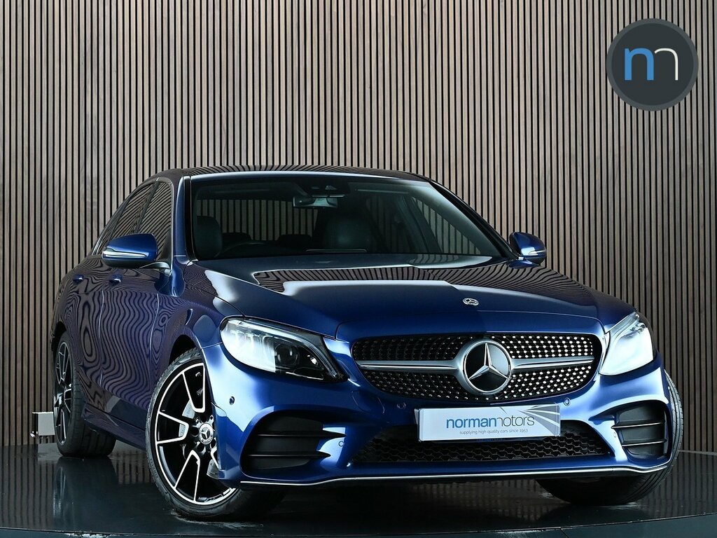 Mercedes-Benz C Class 2.0 C300 Amg Line Edition Premium Saloon Pet Blue