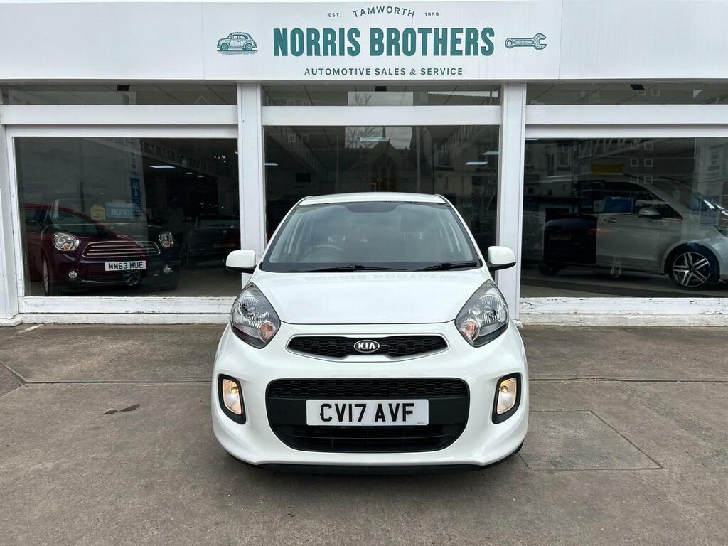 Kia Picanto Hatchback 1.0 1 Air Euro 6 201717 CV17AVF White #2
