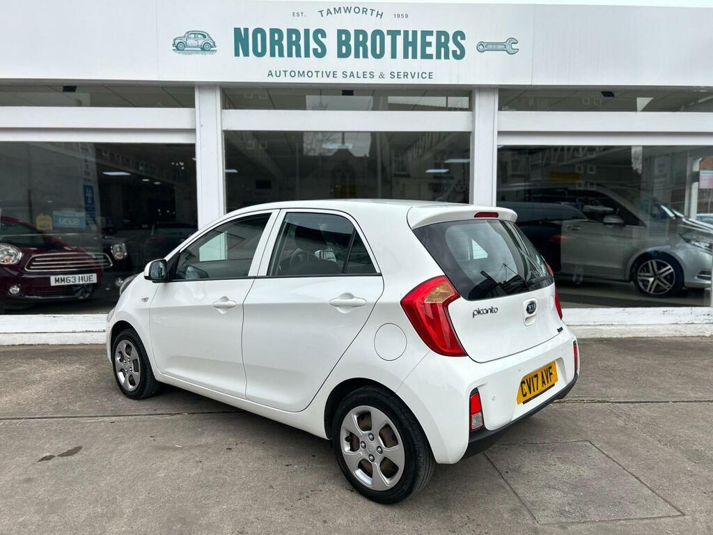 Kia Picanto Hatchback 1.0 1 Air Euro 6 201717 CV17AVF White #4