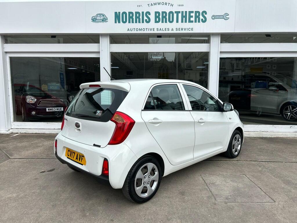 Kia Picanto Hatchback 1.0 1 Air Euro 6 201717 CV17AVF White #5