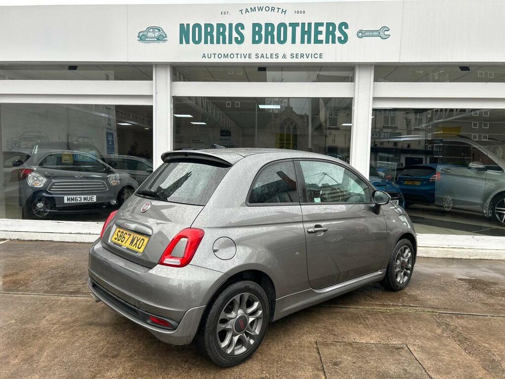 Fiat 500 Hatchback 1.2 S Euro 6 Ss 201767 SB67WXO Grey #5