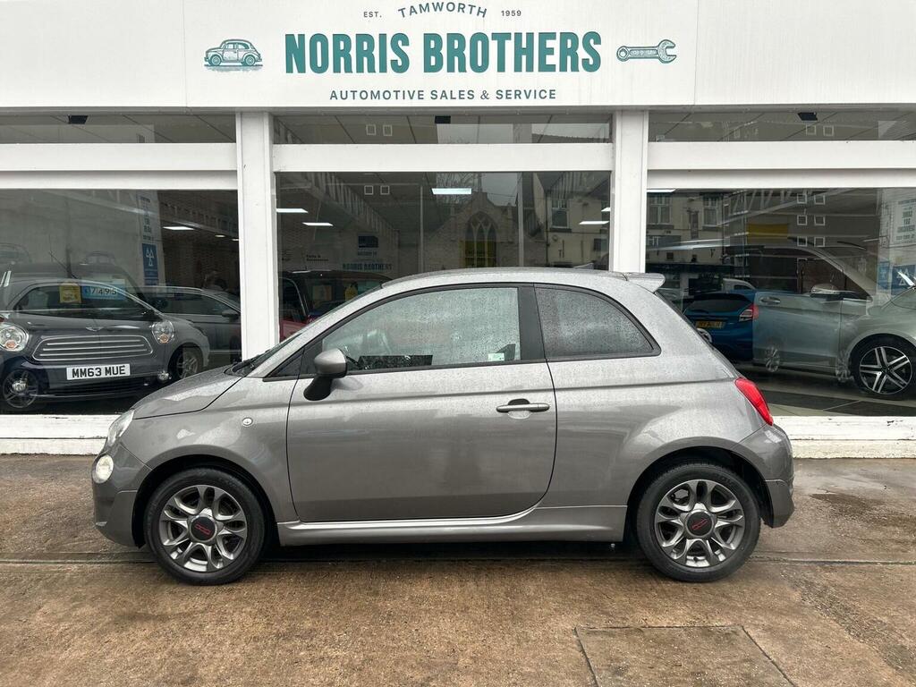 Fiat 500 Hatchback 1.2 S Euro 6 Ss 201767 SB67WXO Grey #6