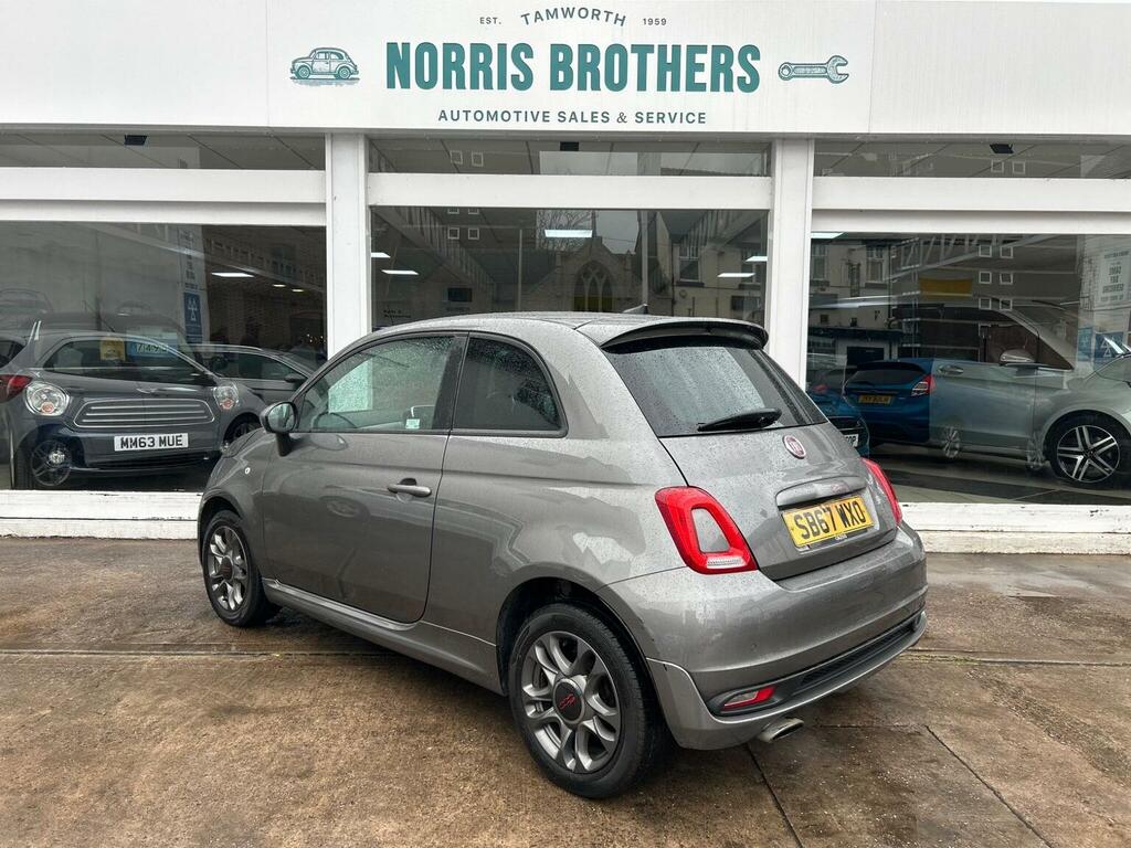 Fiat 500 Hatchback 1.2 S Euro 6 Ss 201767 SB67WXO Grey #4