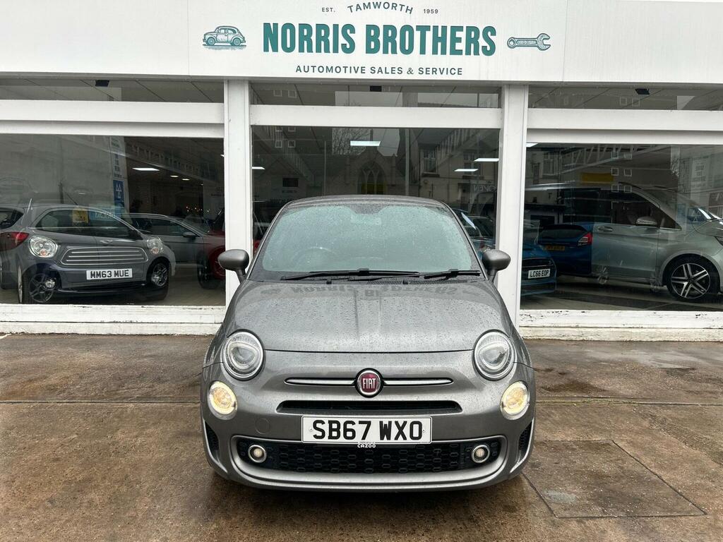 Fiat 500 Hatchback 1.2 S Euro 6 Ss 201767 SB67WXO Grey #2