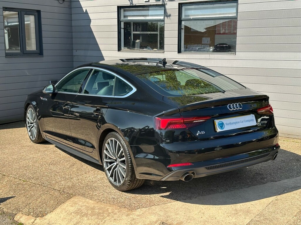 Audi A5 2.0 Tfsi 40 S Line Sportback Euro 6 Ss RA19JGF Black #2