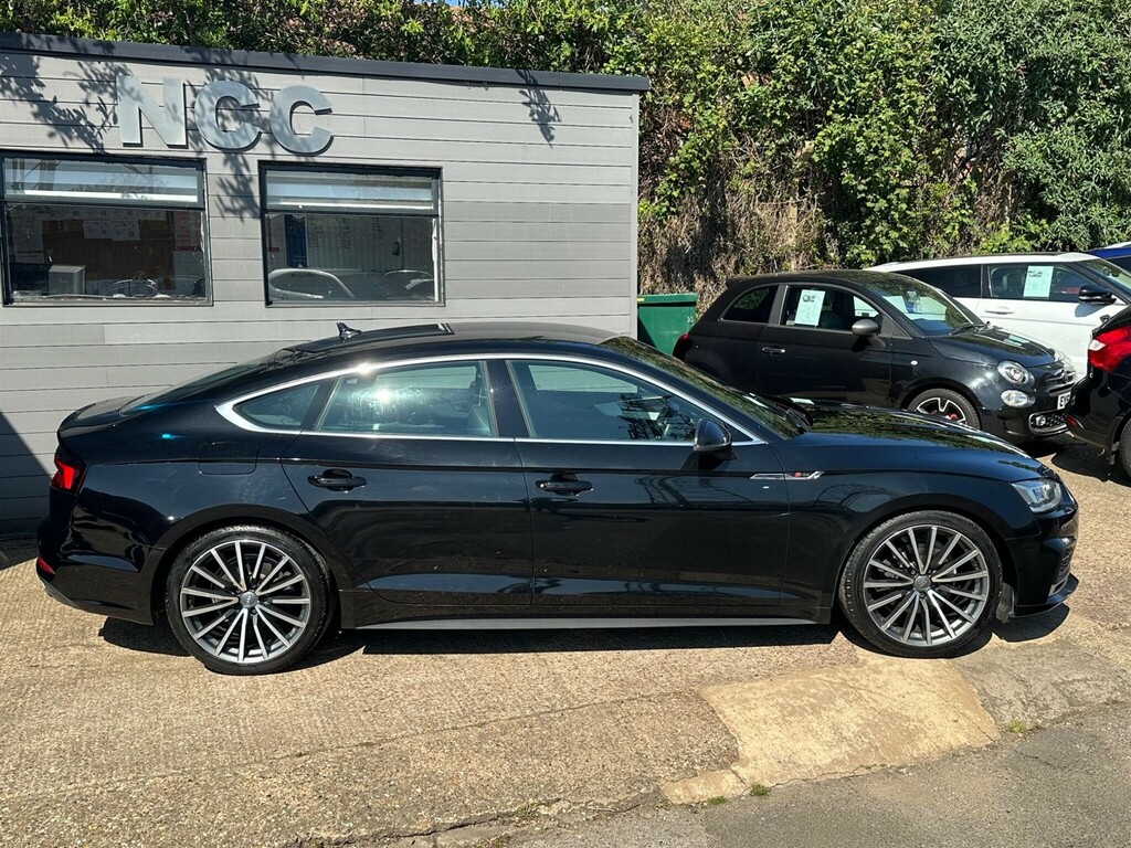 Audi A5 2.0 Tfsi 40 S Line Sportback Euro 6 Ss RA19JGF Black #6