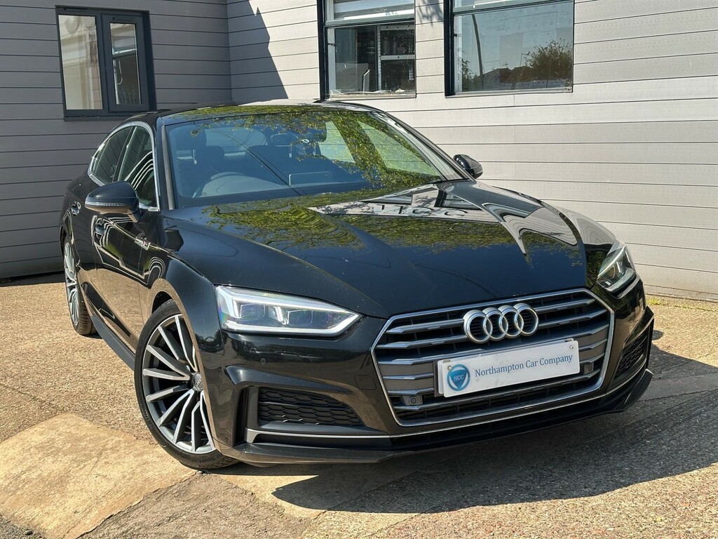Audi A5 2.0 Tfsi 40 S Line Sportback Euro 6 Ss RA19JGF Black #4