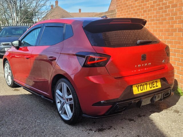 Seat Ibiza Tsi Fr Hatchback YO17UEZ Red #3