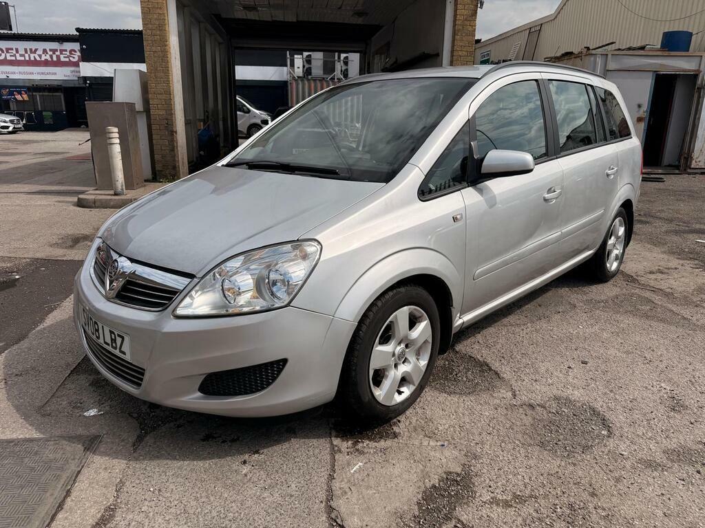 Vauxhall Zafira 1.6 Exclusiv Euro 4 Silver #2