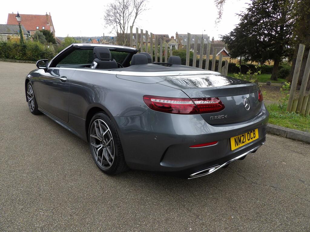 Mercedes-Benz E Class 2.0 E220d Amg Line Premium Cabriolet NM21OCB Grey #5