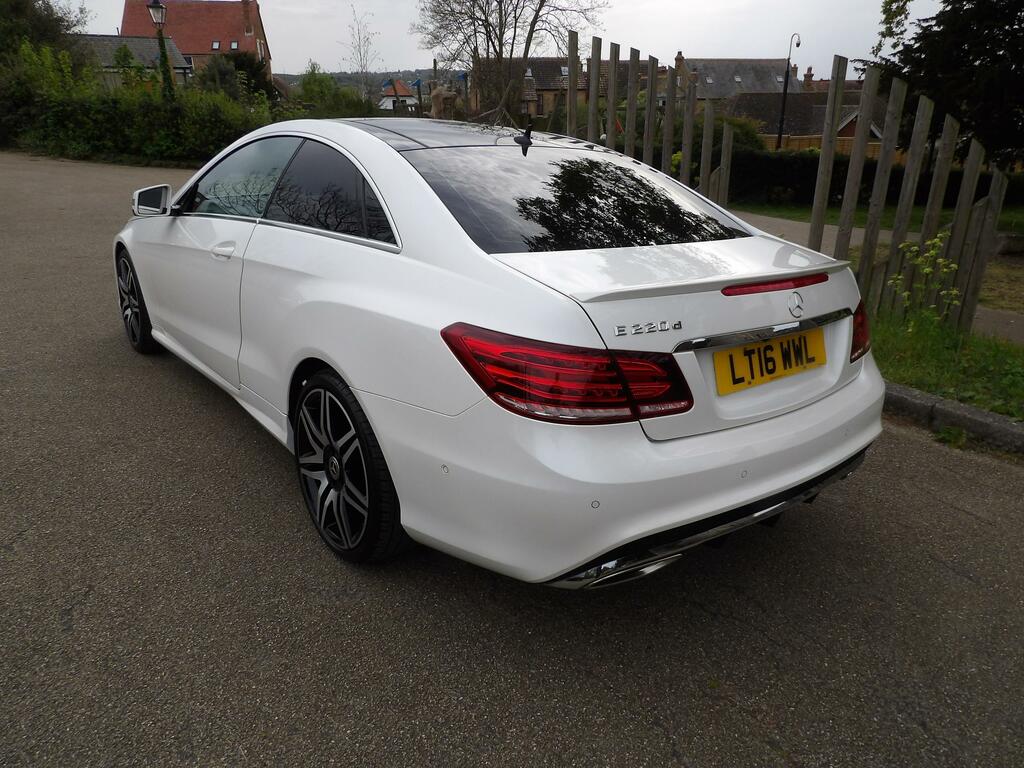 Mercedes-Benz E Class 2.1 E220d Amg Line Edition Coupe G-tron White #6