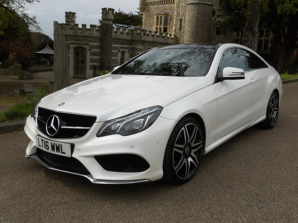 Mercedes-Benz E Class 2.1 E220d Amg Line Edition Coupe G-tron White