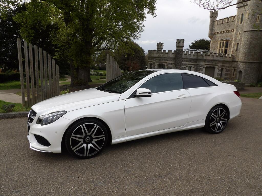 Mercedes-Benz E Class 2.1 E220d Amg Line Edition Coupe G-tron White #3