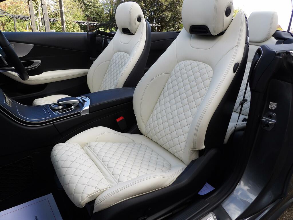 Mercedes-Benz C Class 2.0 C220d Amg Line Cabriolet G-tronic OV21VKJ Grey #2