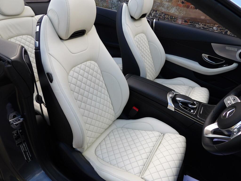 Mercedes-Benz C Class 2.0 C220d Amg Line Cabriolet G-tronic OV21VKJ Grey #6