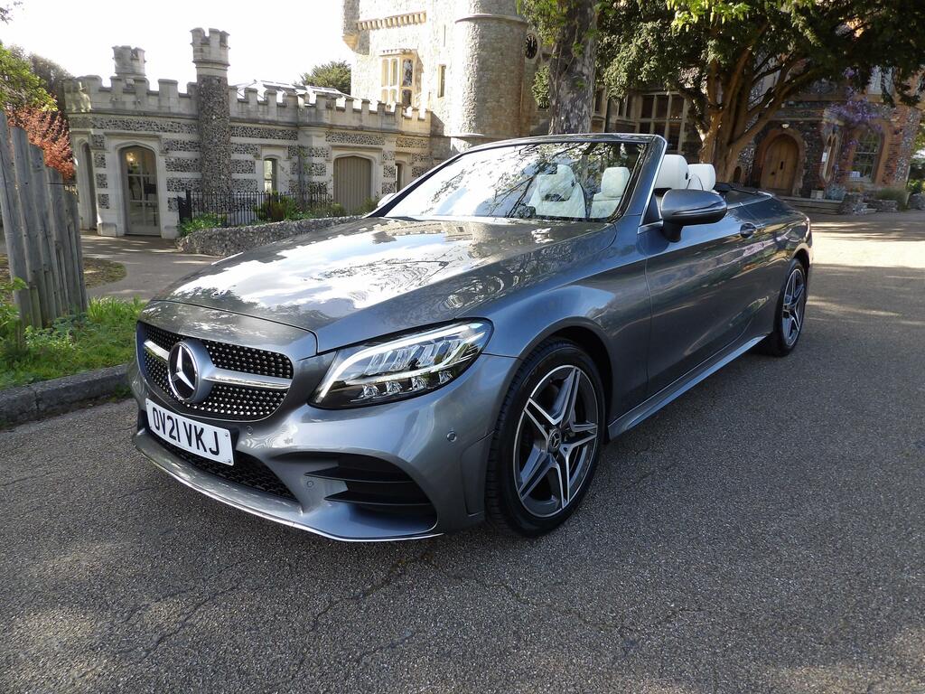 Mercedes-Benz C Class 2.0 C220d Amg Line Cabriolet G-tronic Grey