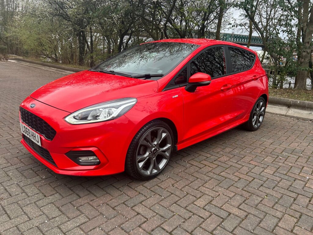 Ford Fiesta 1.0T Ecoboost St-line Euro 6 Ss LO69HHJ Red #6