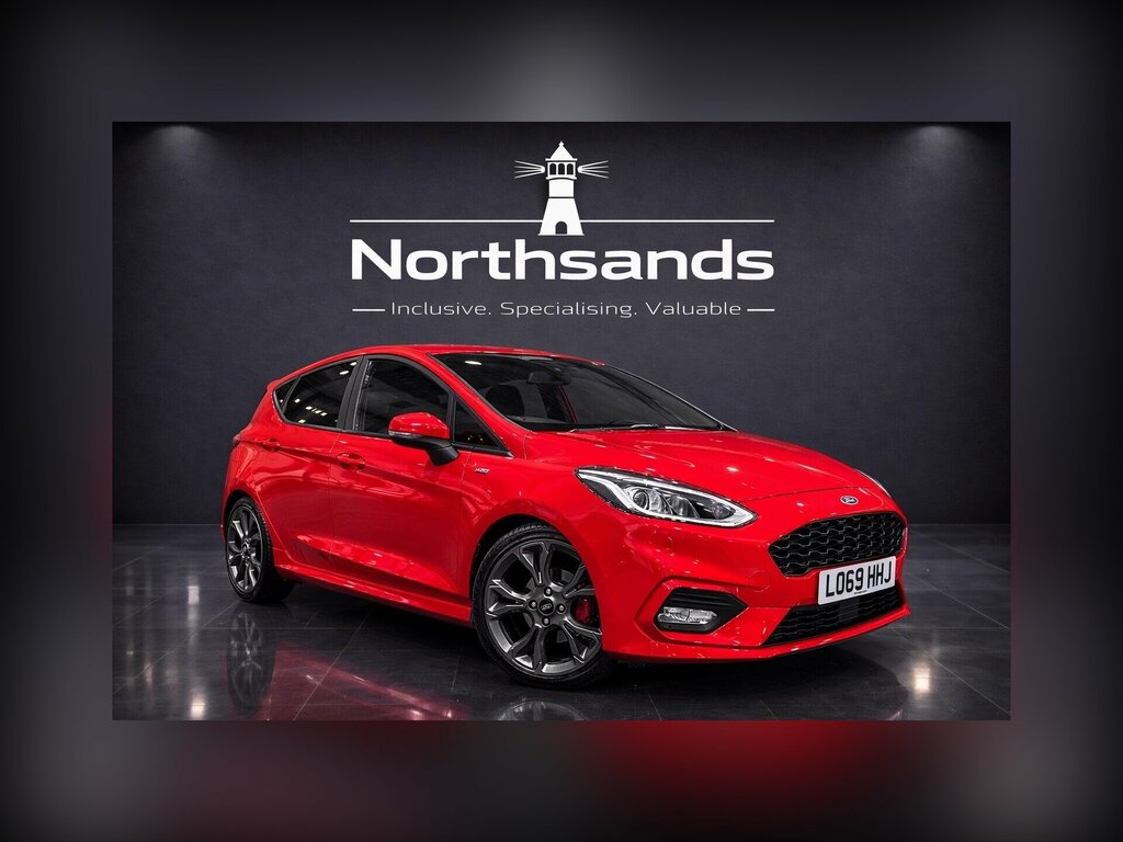 Ford Fiesta 1.0T Ecoboost St-line Euro 6 Ss Red